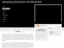 Tablet Screenshot of broadwayhousebandb.com